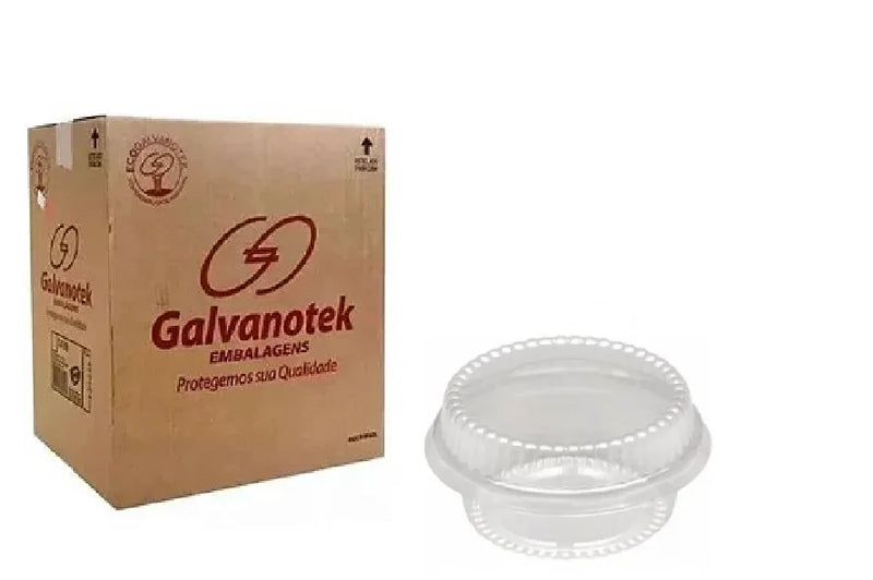 Embalagem Plastica Doce Redondo 170ml G-640 Galvanotek