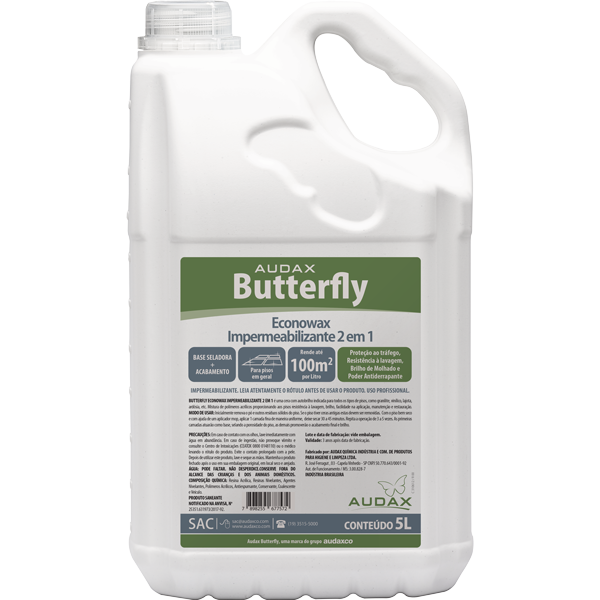 Impermeabilizante Butterfly Econowax 5 Litros Cod 103058 Audax