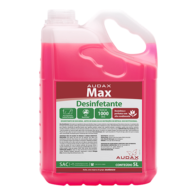 Desinfetante Max 5 Litros Cod 104106 Audax