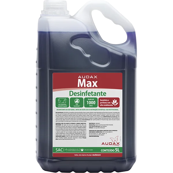 Desinfetante Max 5 Litros Cod 104106 Audax