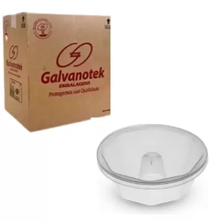 Embalagem Plástica Para Pudim 150ml G-367 Galvanotek