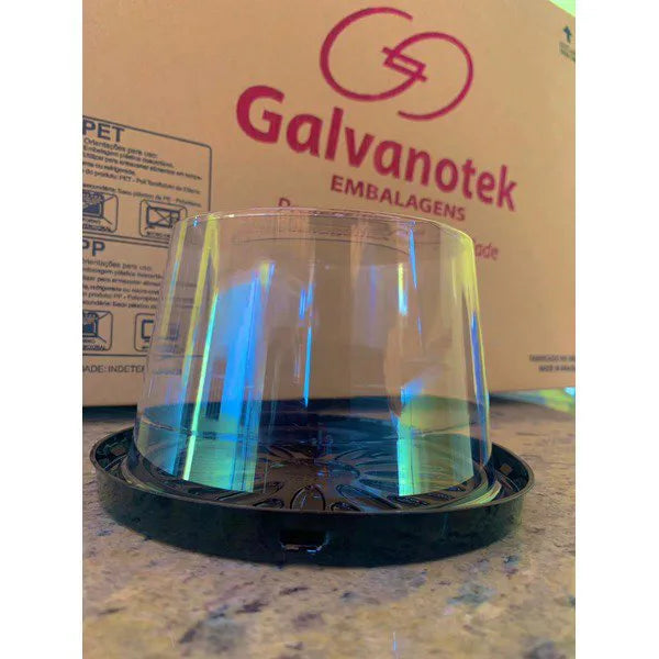 Embalagem Plástica Bolo Mono Porção G-31CT Galvanotek