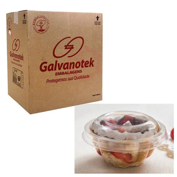 Embalagem Plastica Sobremesa 150ml G-679 Galvanotek