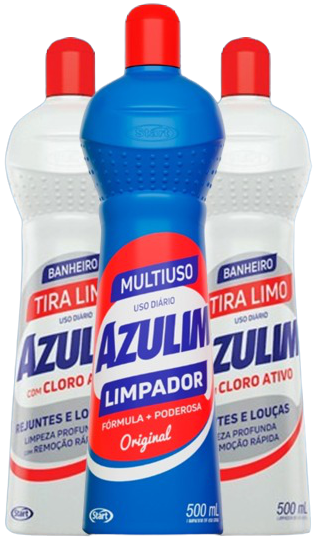 Kits De Limpeza Azulim 500ml