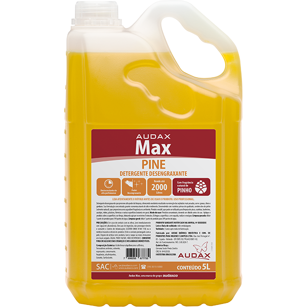 Detergente Desengraxante Max Pine 5 Litros 109148 Audax